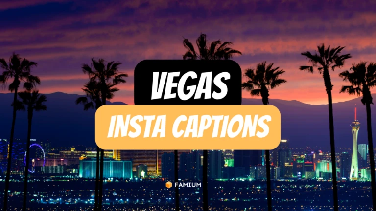 Vegas Instagram Captions